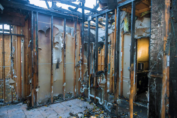 Professional Emergency Fire Cleanup technician working in Coral Terrace, FL